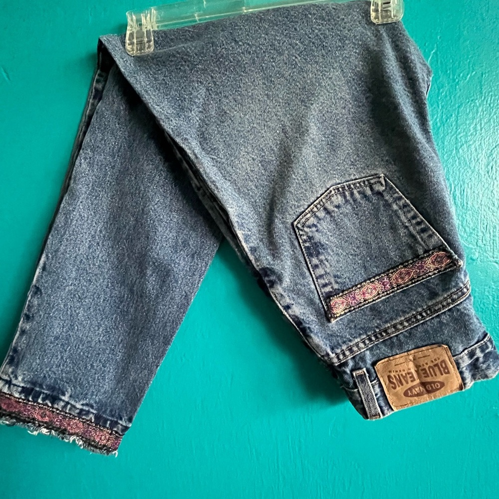 Old Navy Blue Straight Leg Jeans Classic Denim